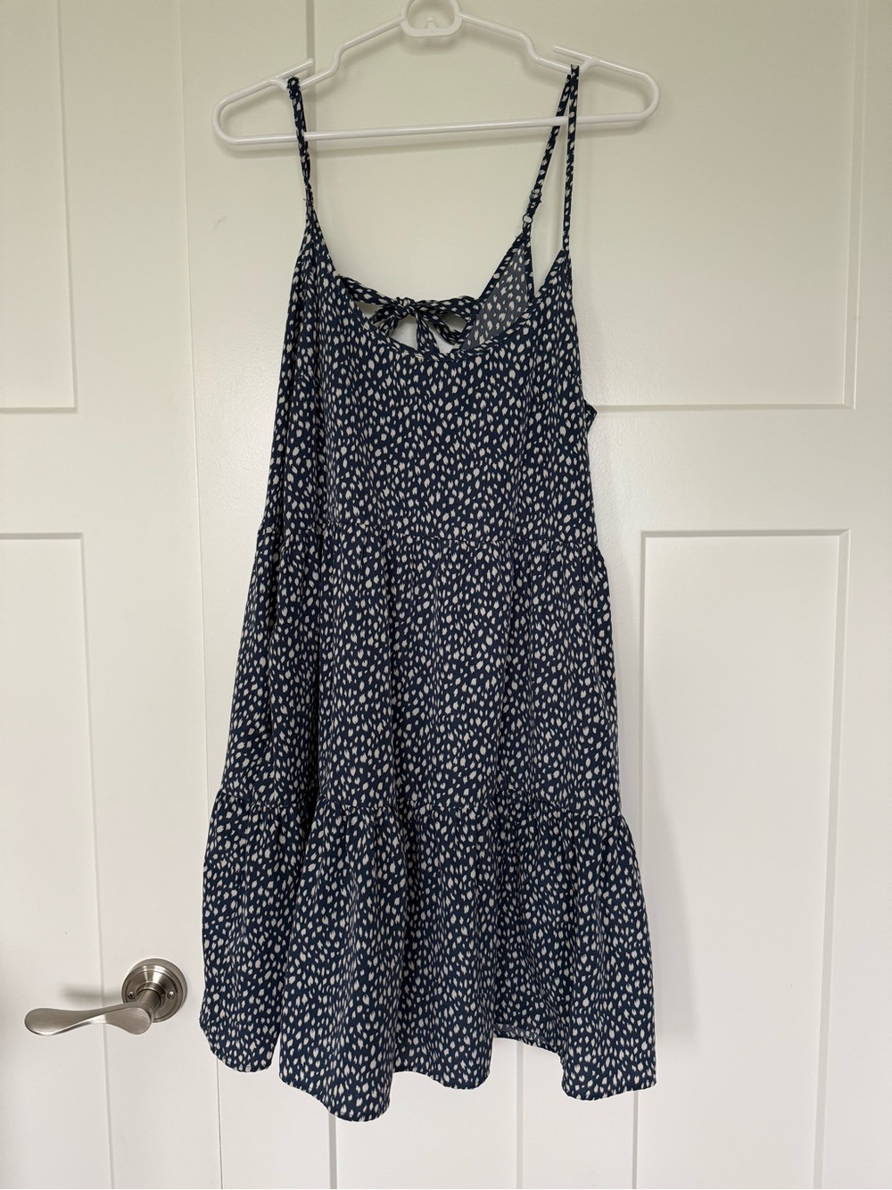 Women's Navy & Blue Spotted Sundress